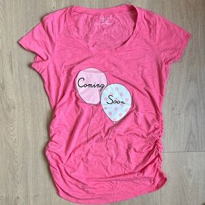 Motherhood Pink Balloon Graphic Tee